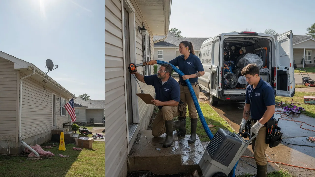 Ceiling Water Damage Restoration in Glenmont, OH near me